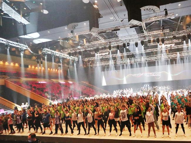 Behind the scenes at Creative Generation Rockeisteddford 2022. Picture: Nigel Hallett