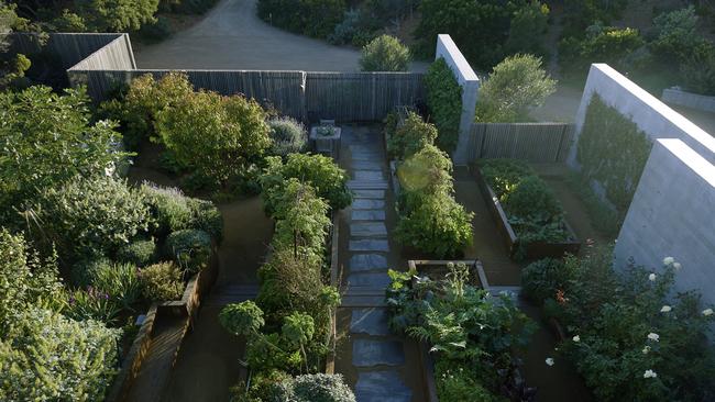 Protected: the kitchen garden at “Walled Dune Top” garden. Picture: Earl Carter