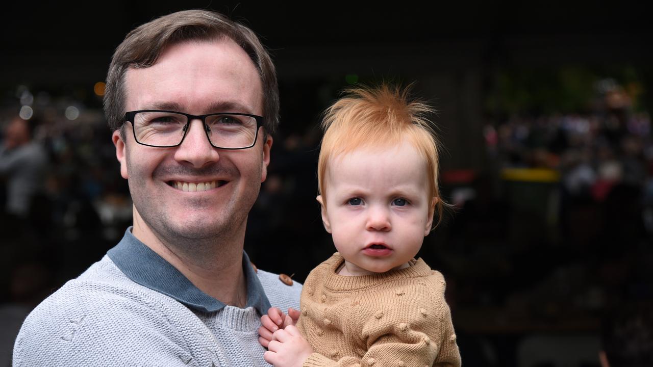 Luke and Sloane Roberts at Day 2 of Launceston's Festivale 2023. Picture: Alex Treacy