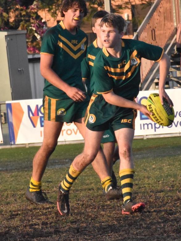 Rockhampton District Secondary Schools Rugby League grand finals, Open D, St Brendan’s College versus The Cathedral College, Browne Park, September 9, 2022.
