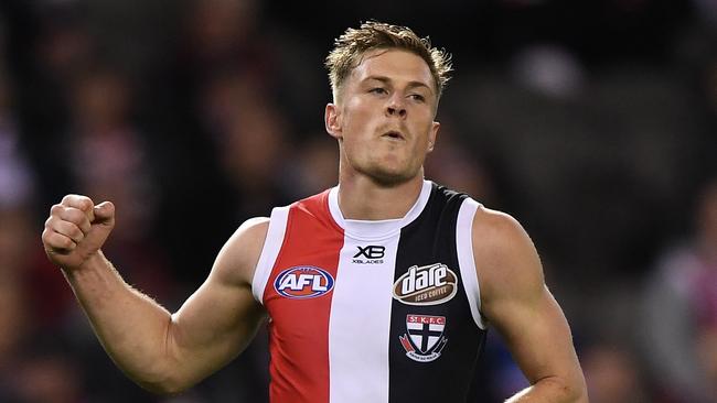 Jack Newnes was a late withdrawal for the Saints. Picture: AAP