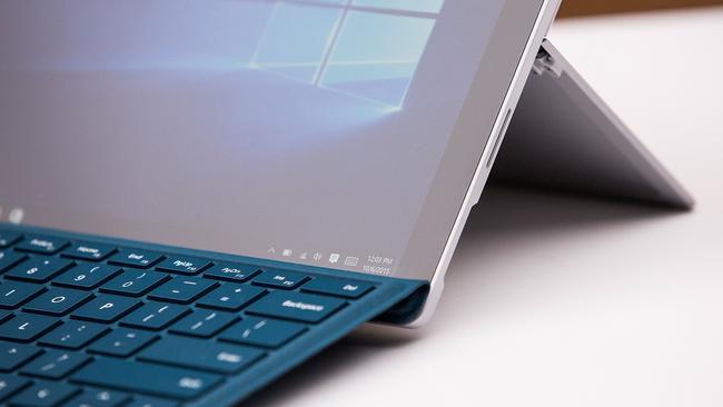 Fresh keyboard ... The new Microsoft Surface Pro 4. Picture: Andrew Burton/Getty Images