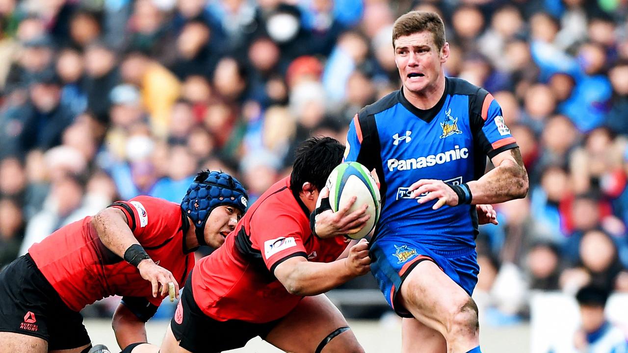 Former Reds and Waratahs star Berrick Barnes now plays in Japan for the Panasonic Wild Knights.