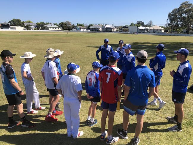 2021 Nudgee visit to Warwick to inspire the next generation of Warwick talent (Photo: Tim Lang)