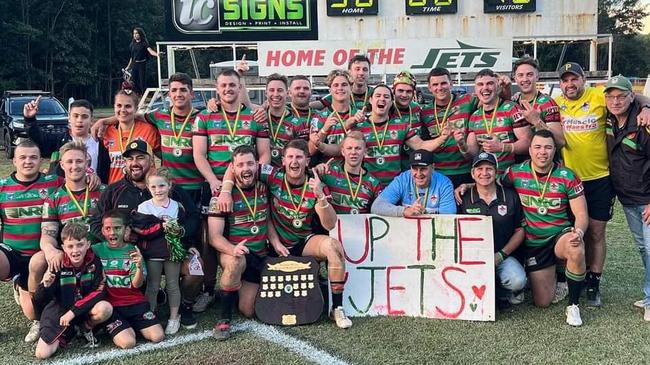 The Jets beat the Bombers 30-18 in last year’s grand final. Photo: Bilambil Jets RLFC.