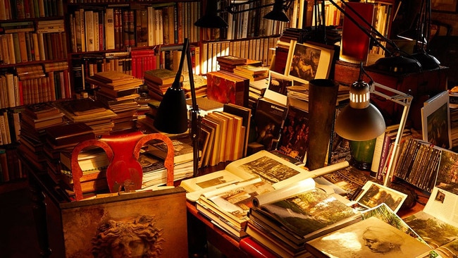 ‘There’s a link between madness and libraries - you should come see mine.’ Picture: Supplied