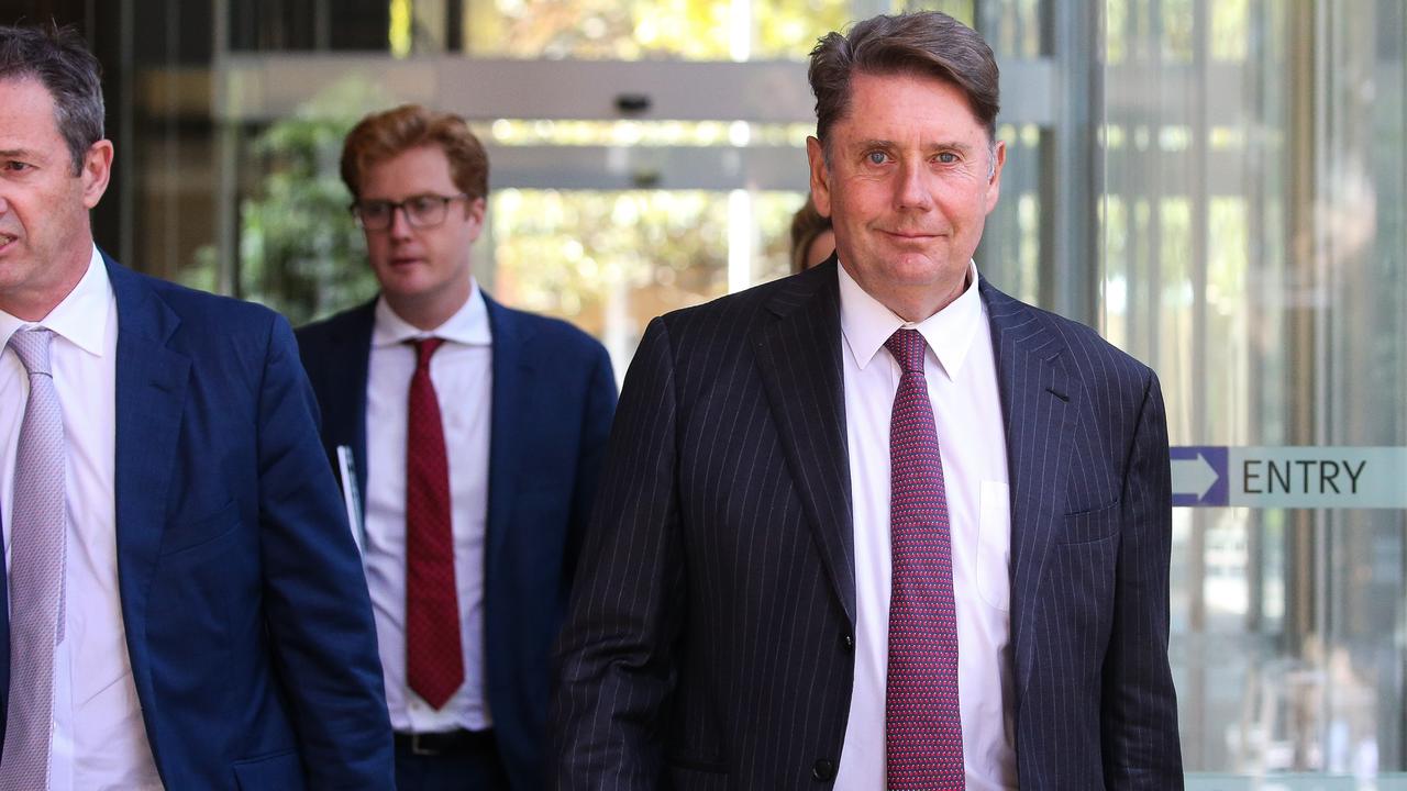 Former Star Entertainment chief executive Matt Bekier leaves the Federal Court in Sydney on Wednesday.