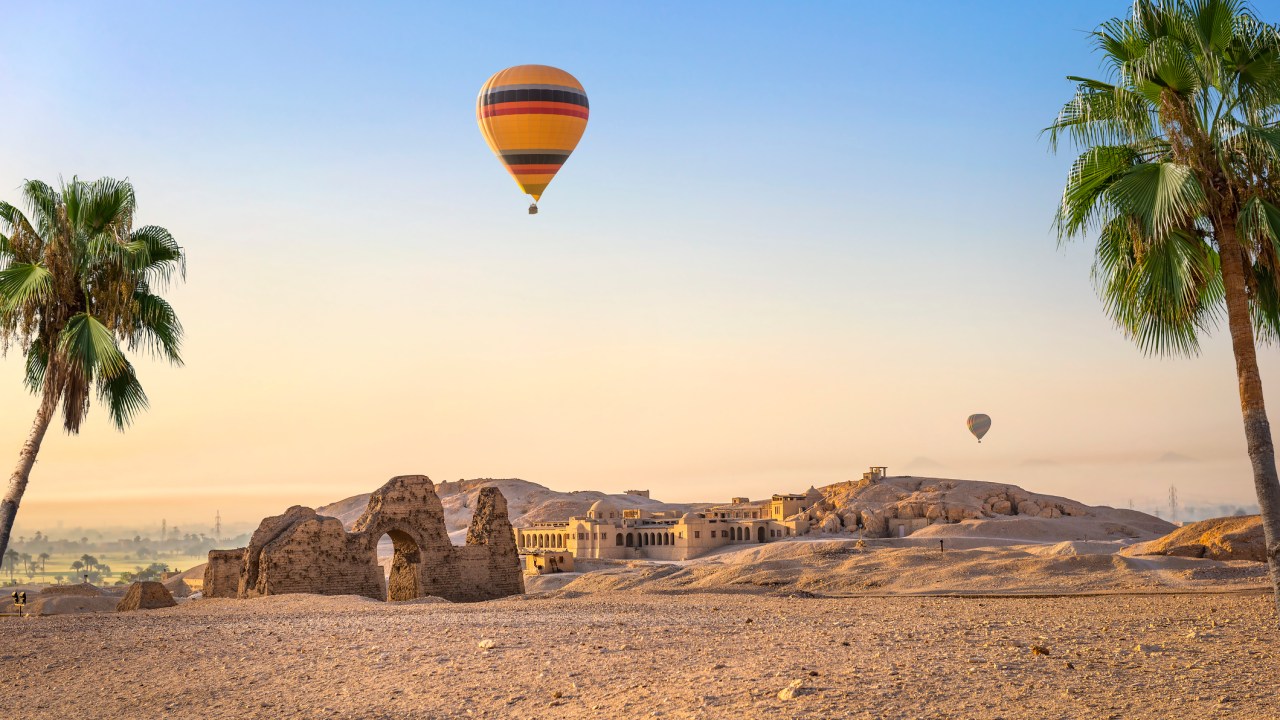 My hot air balloon crashed in Egypt and I lived to tell the tale ...