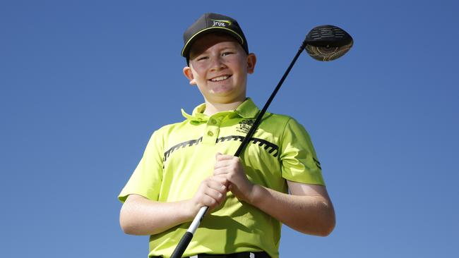 Blake Hodges, who is in Year 4, who won the Sydney West Golf Tournament beating all children up to Year 6.