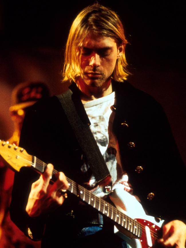 The late Kurt Cobain. Picture: WireImage