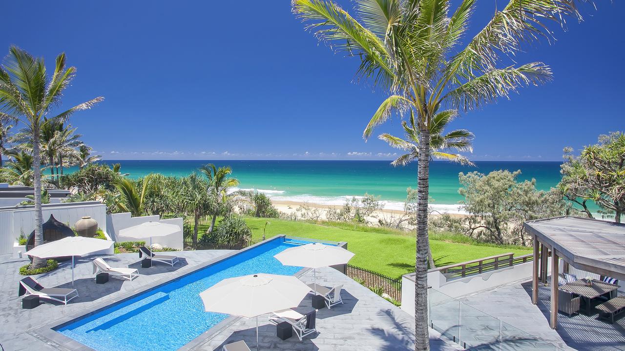 This Sunshine Beach house sold for a Qld record of $34 million last year .