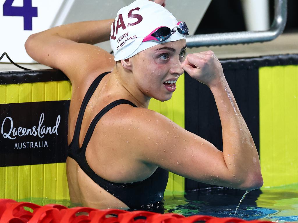 Alexa Leary of Queensland wins the women’s Multi-Class 50m Freestyle Final during the 2024 Australian Swimming Trials. Picture: Quinn Rooney/Getty Images