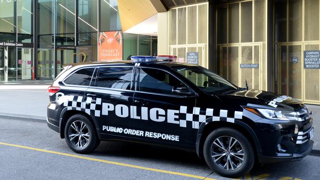 At least 300 police officers will be needed daily to carry out around-the-clock supervision, enforcement and compliance duties at hotels. Picture: Andrew Henshaw