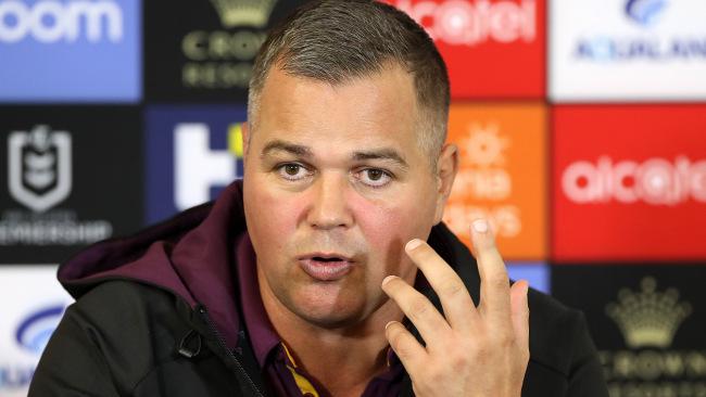 Anthony Seibold will front the media after his Broncos exit. Picture: Getty Images