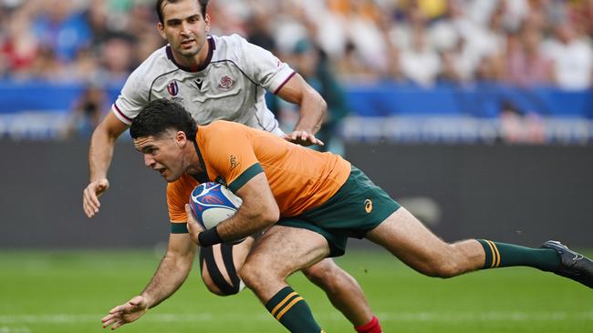 Ben Donaldson starred against Georgia at the Rugby World Cup. Picture: Mike Hewitt/Getty Images