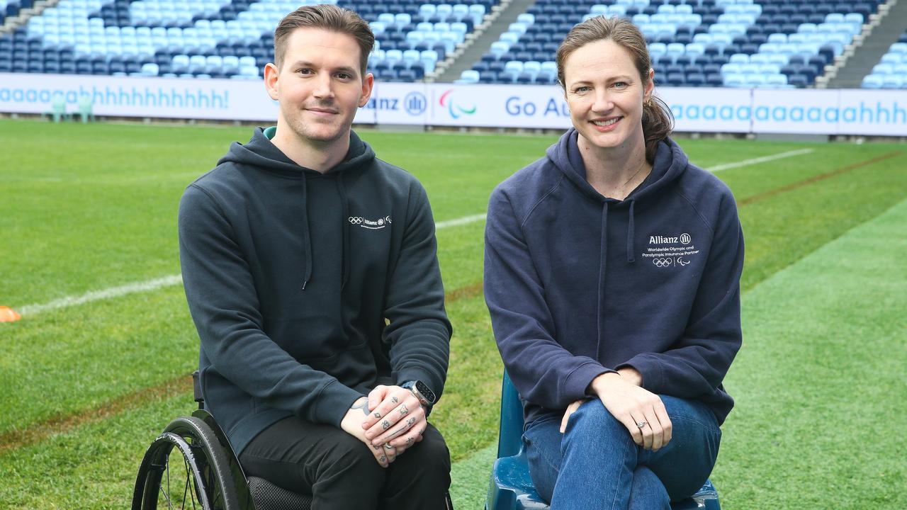 Rheed McCracken and Cate Campbell say playing sport is a ‘worthwhile investment’. Picture: NewsWire / Gaye Gerard