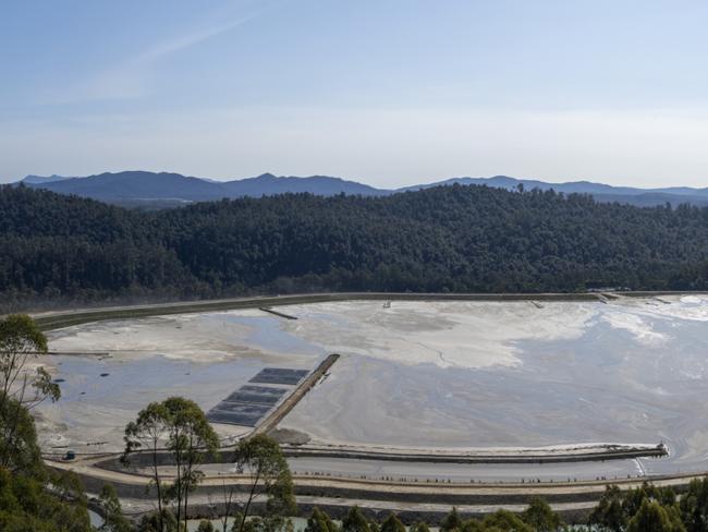 The Bobadil tailings storage facility at MMG Rosebery. Picture supplied MMG