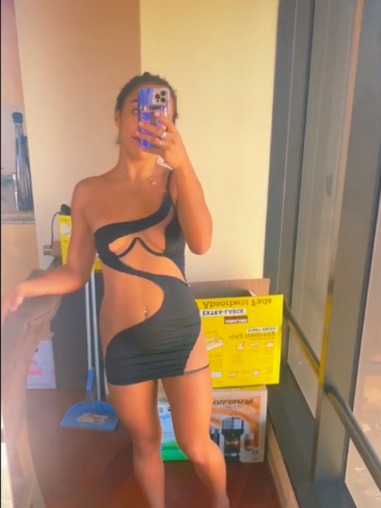 Ariannah Dabney poked fun at Kendall Jenner with the look. Picture: TikTok