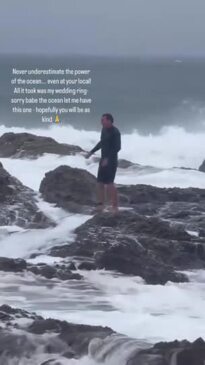 Nail-biting moment pro surfer rushes out of Gold Coast waters