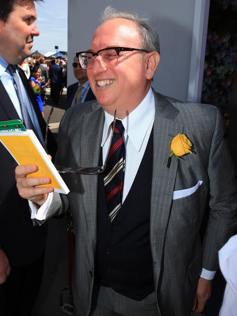 Yaron Finkelstein leaves the Tabcorp marquee. Picture: Aaron Francis