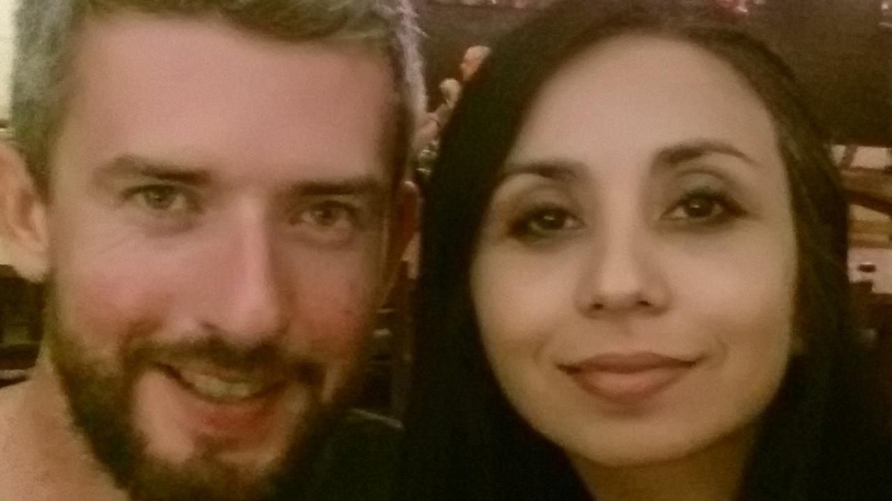 Brisbane couple Colin Conroy and Alexandra Montoya plan to boycott Uber in future. Picture: Supplied