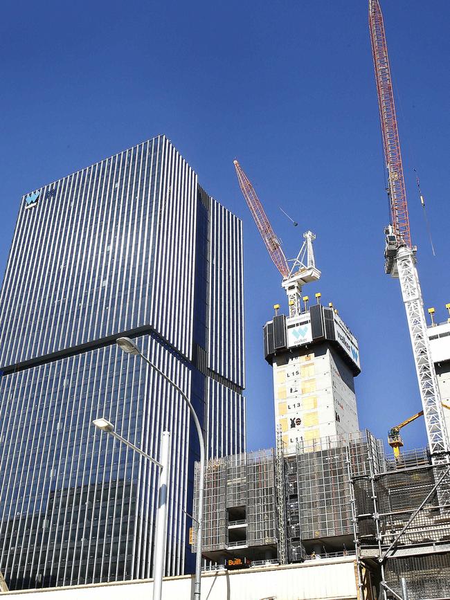 Parramatta Square construction work. Picture: John Appleyard