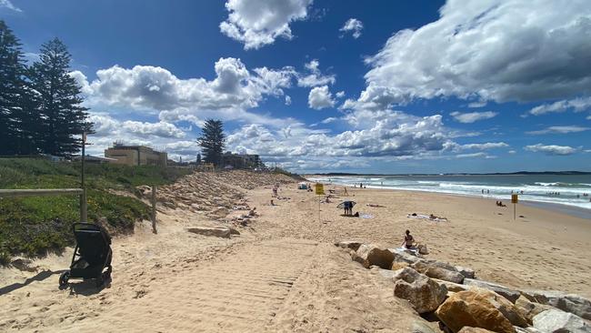 The sand has returned to North Cronulla beach as of October. Picture: Ashleigh Tullis