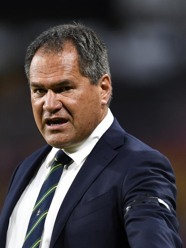 Wallabies coach Dave Rennie before the match. Picture: Getty Images