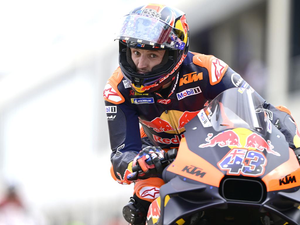 Jack Miller during MotoGP World Championship 2024 Stop 12 in Aragon, Spain on August 30, 2024. (Gold and Goose/Getty Images/Red Bull Content Pool)