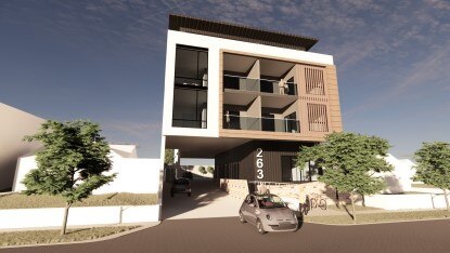 Artist visualisations of a seven residence proposal for Prospect Road. Picture: Marchese Partners