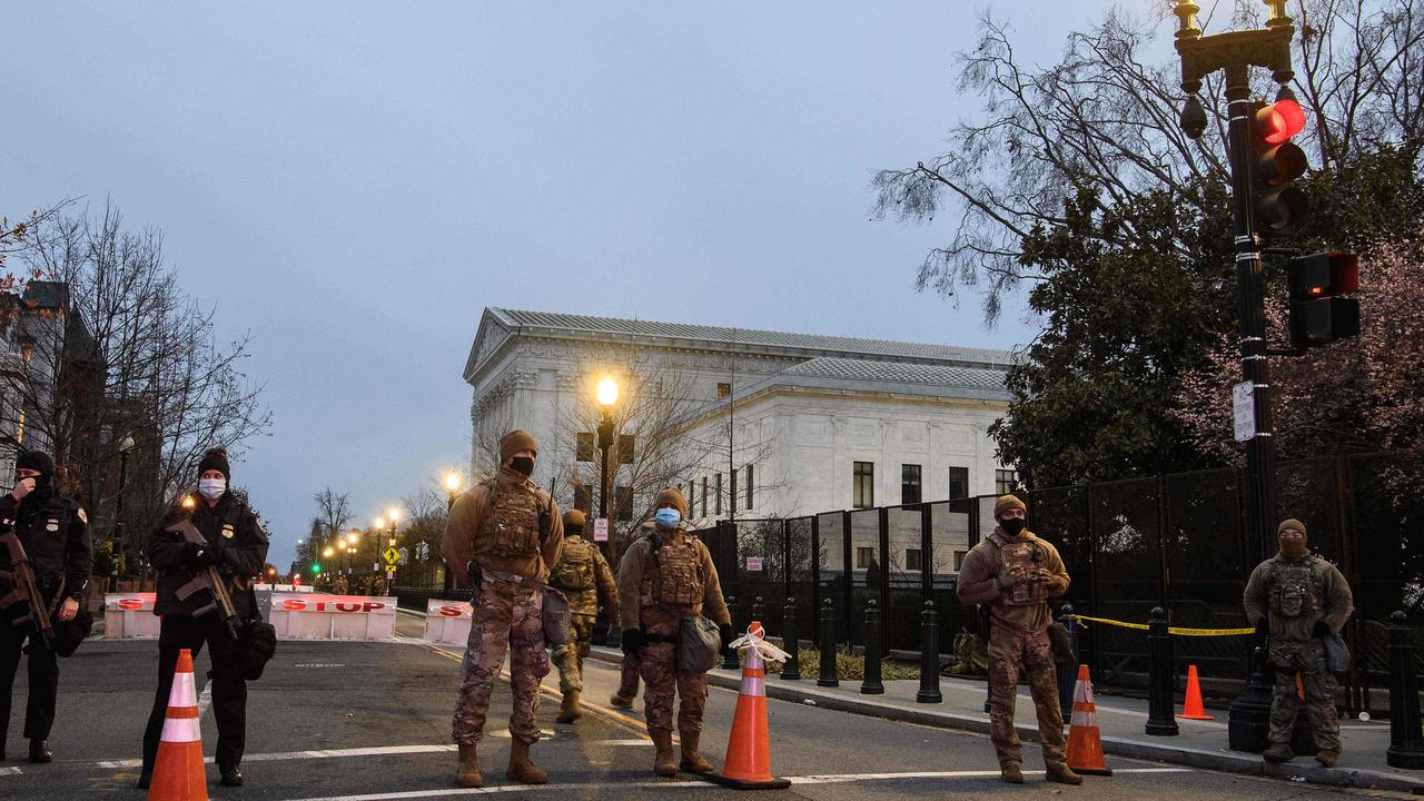 Up to 20,000 members of the US National Guard are set to be deployed to Washington in the coming days. Picture: Nicholas Kamm / AFP