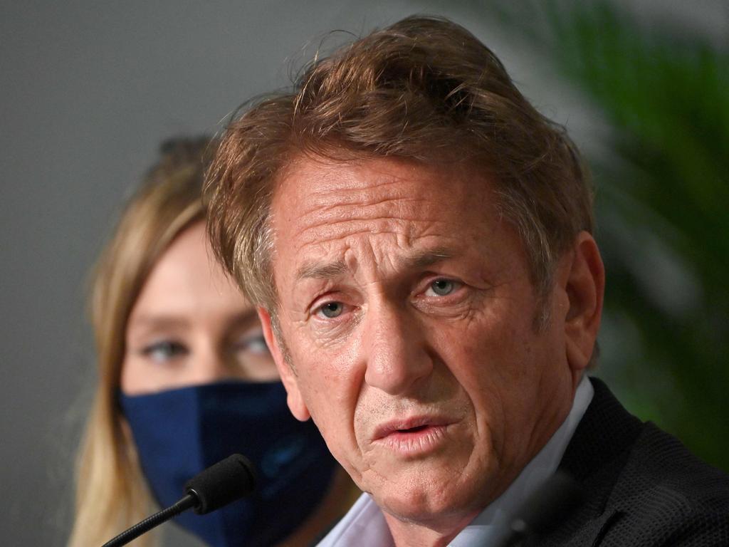 US actor and director Sean Penn may or may not be Covid positive. His has received mixed test results. Picture: AFP