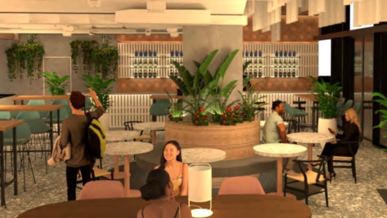 A render of the dining room at the new Mr Duncans in Fortitude Valley.