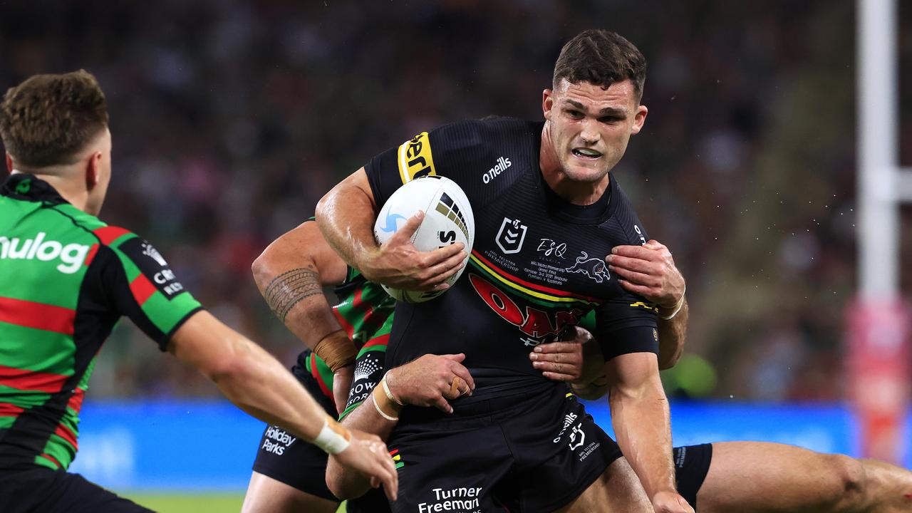 Nathan Cleary in action during the 2021 NRL Grand Final. Pics Adam Head