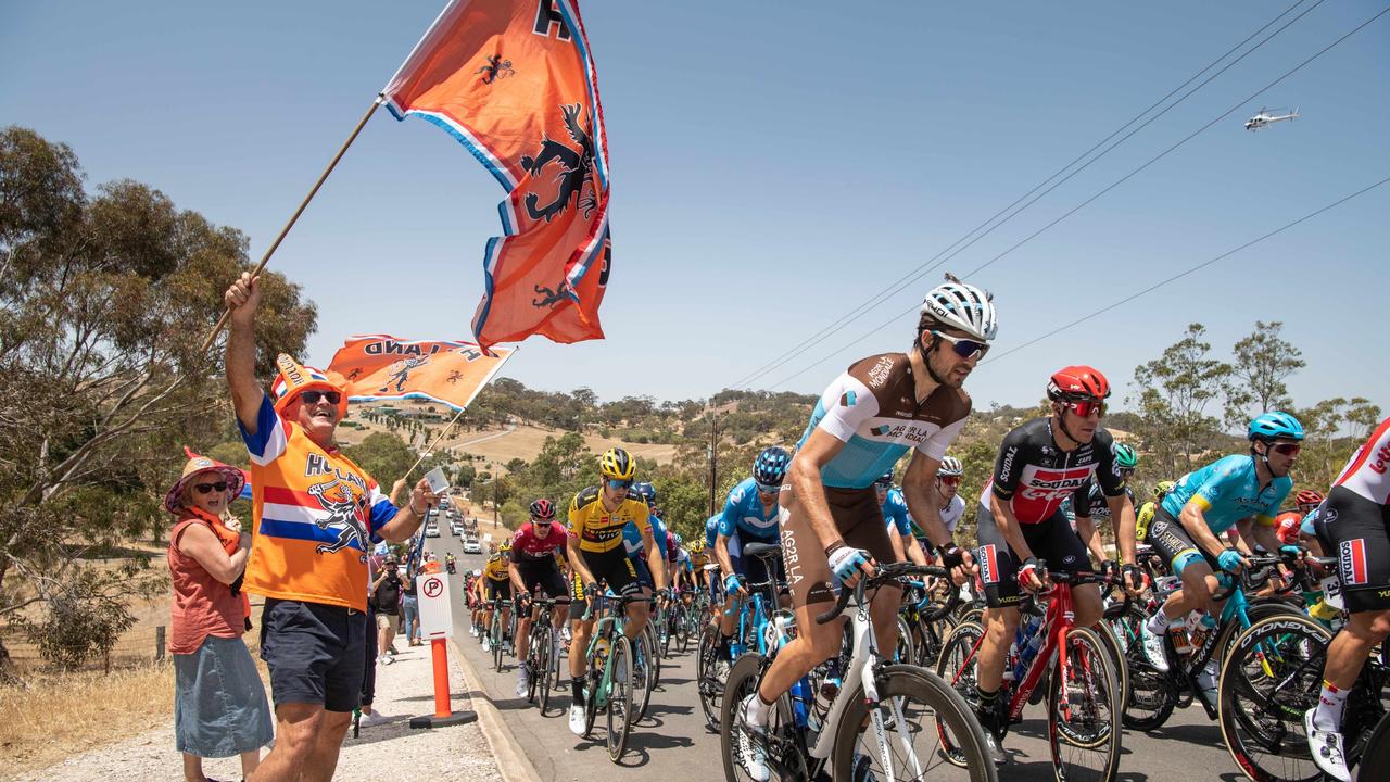 Tour Down Under 2020 on Breakneck Hill Rd. Picture: Brad Fleet