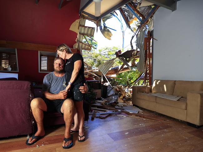 Luci Simmons and Michael Meudell at their home at Helensvale on the Gold Coast. Picture: Adam Head
