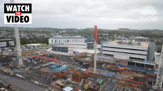 Timelapse of the development at Campbelltown Hospital