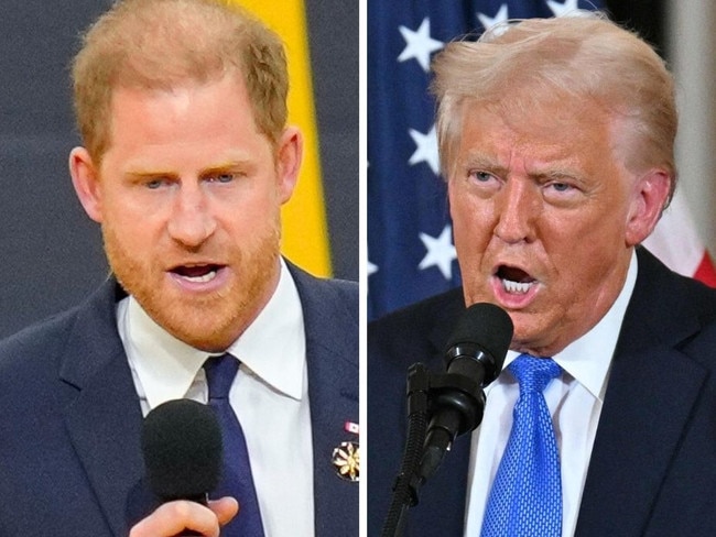 Prince Harry and Donald Trump.