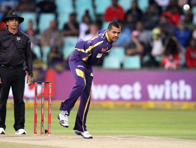 Sunil Narine’s bowling action was reported during the recent Champions League T20.