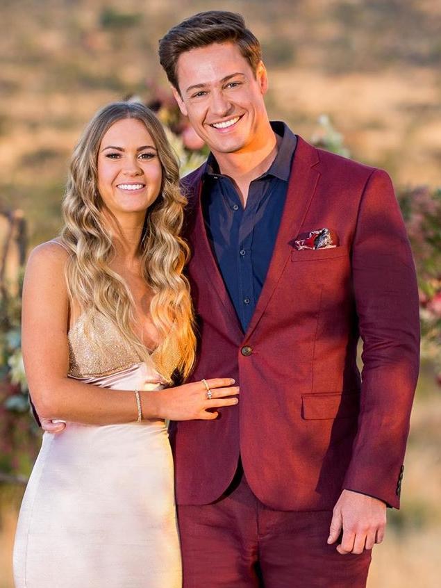 Matt Agnew with Chelsie McLeod on The Bachelor.