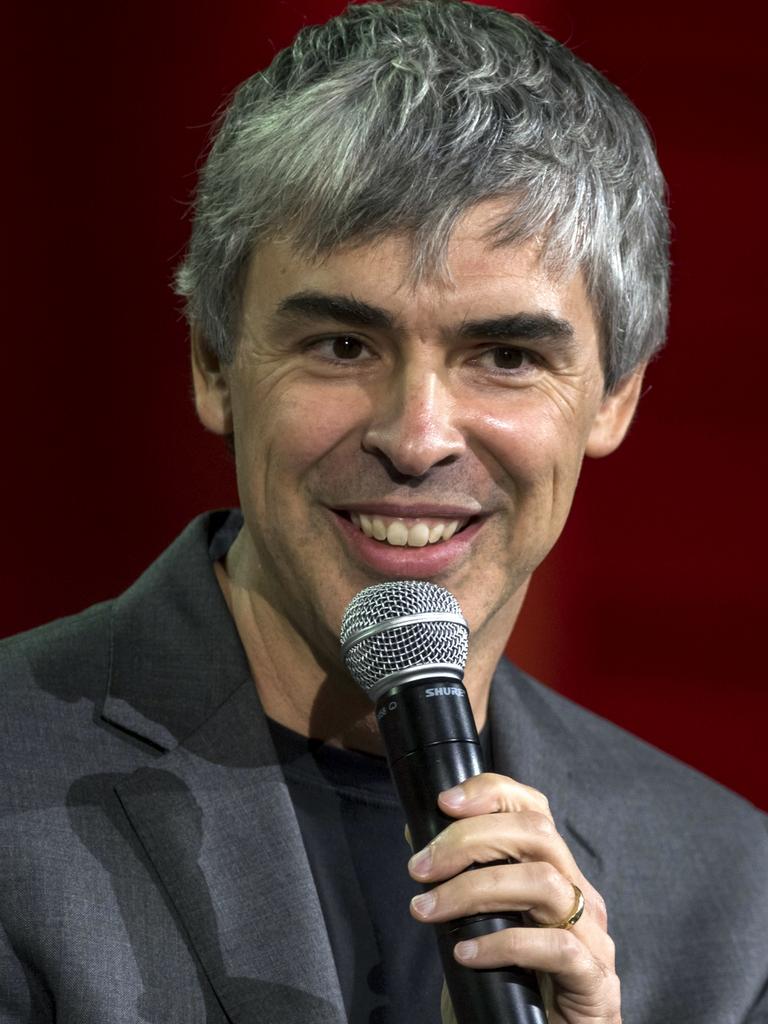 Larry Page speaking at a conference in 2015 Picture: David Paul Morris/Bloomberg