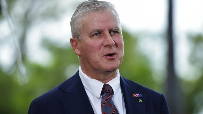 Michael McCormack is the strong favourite to replace Barnaby Joyce as Nationals leader. Picture: Keri Megelus.