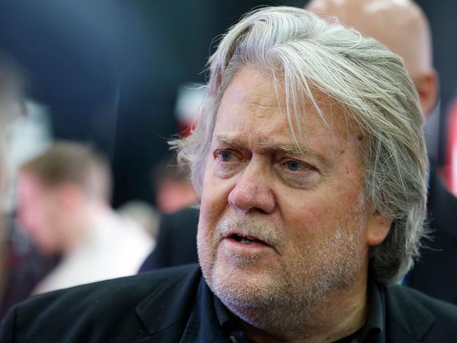 Former White House chief strategist Steve Bannon, who entered prison last week for four months. Picture: AFP