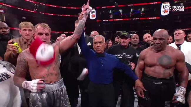 Jake Paul goes the distance and defeats Mike Tyson after 8 rounds