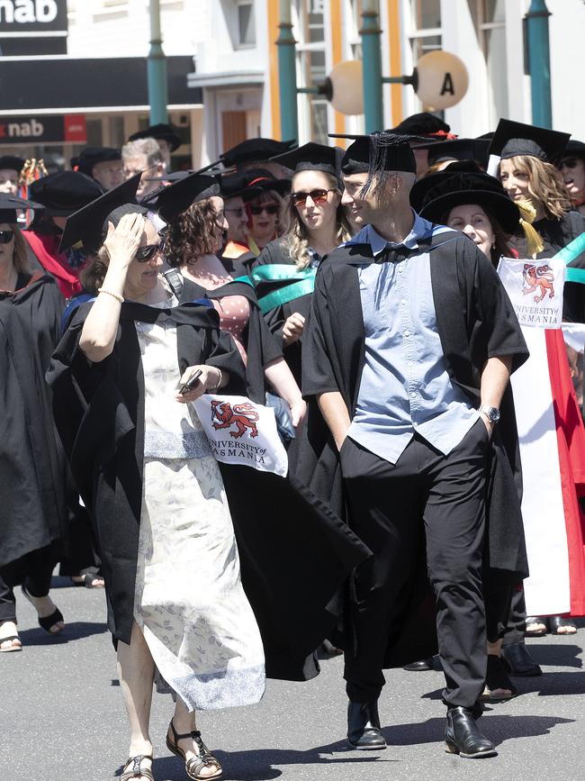 UTAS Graduation at Burnie. PICTURE CHRIS KIDD
