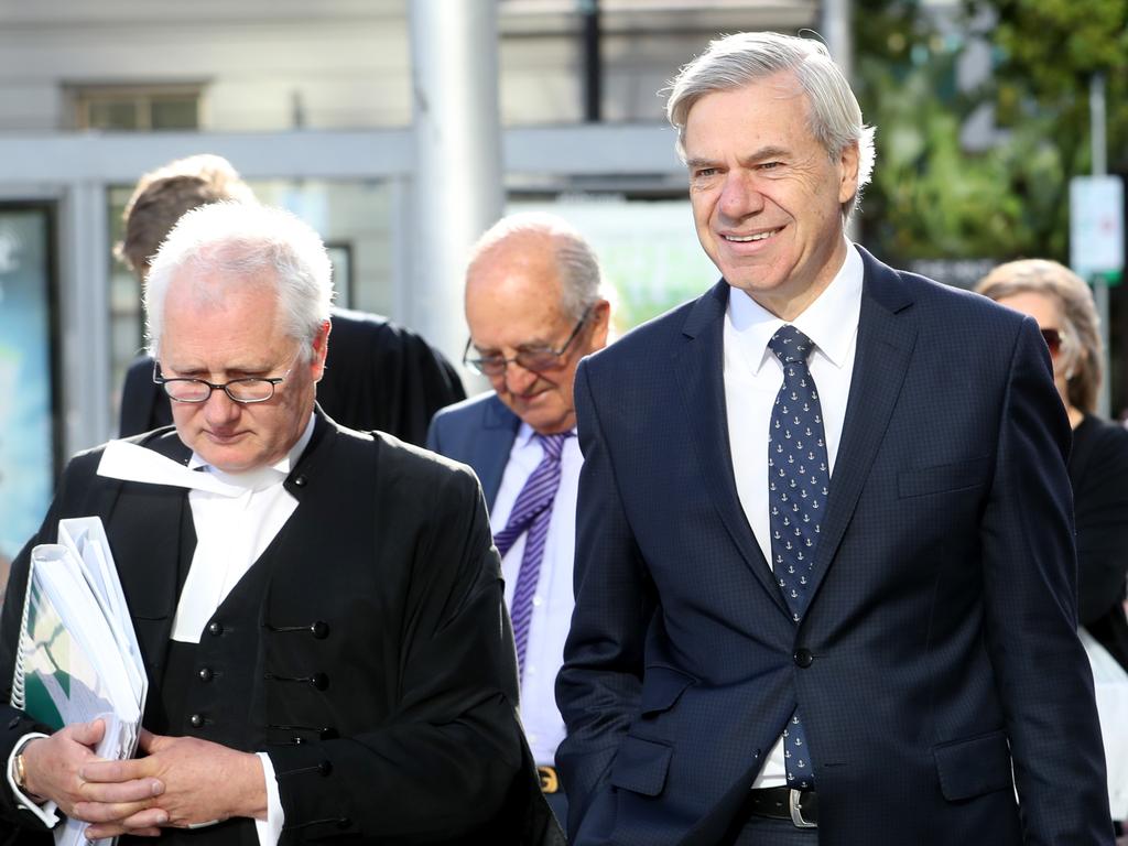 19/03/2018 Victorian Liberal state president Michael Kroger arrives at Federal court for a hearing  regarding a dispute between the Victorian Liberal Party and one of it's biggest benefactors - the Cormack Foundation over control of a multi-million dollar fund.Picture David Geraghty / The Australian.