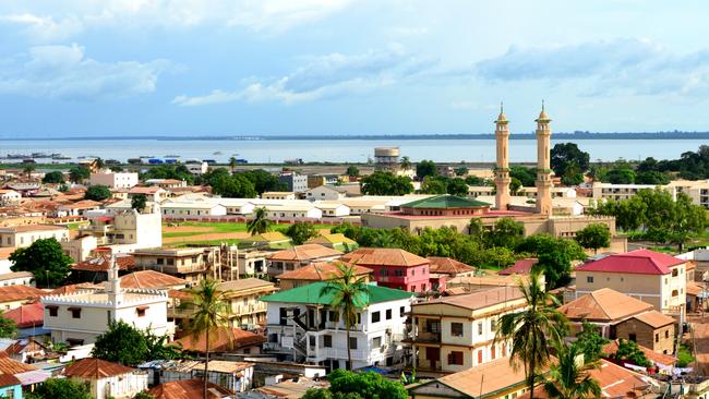 The group travelled 3000km to The Gambia in West Africa to meet the ship – but it couldn’t dock. Picture: Kendall Hill Photo – iStock