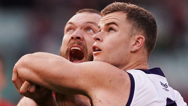 Can Sean Darcy compete with Max Gawn in SuperCoach? Picture: Michael Dodge/Getty Images.