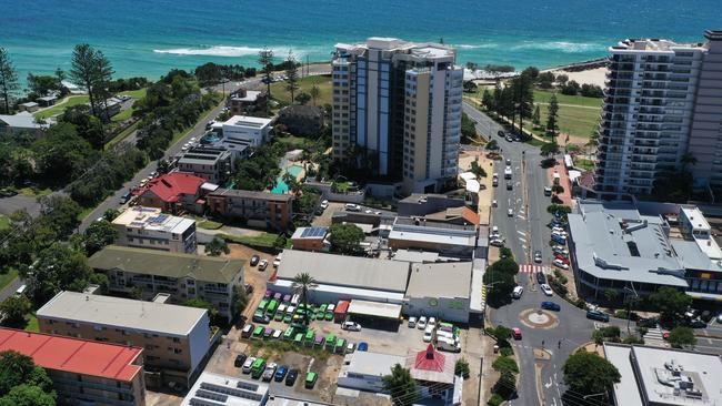 The Coolangatta building which was once home to Jazzland is now the site of a proposed development by Beckdev.