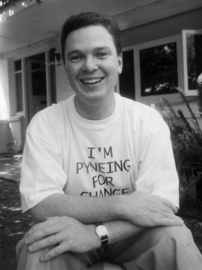 Christopher Pyne, 23, in March 1993.